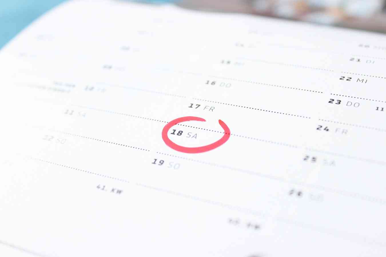 project calendar